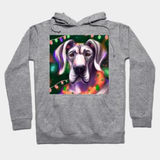 Cute Great Dane Drawing Hoodie